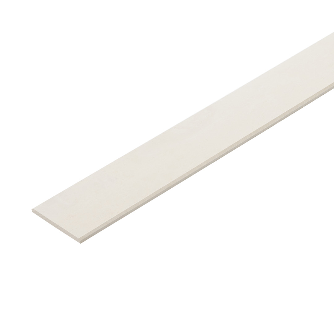 Ceiling Strip Smooth Uncolored V-Cut Edge 8x100x3000mm